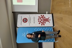 Dr Agnieszka Dubiel podczas wystąpienia